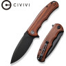 Складной нож CIVIVI PRAXIS сталь 9Cr18MoV, рукоять G10 цвет дерева C803H